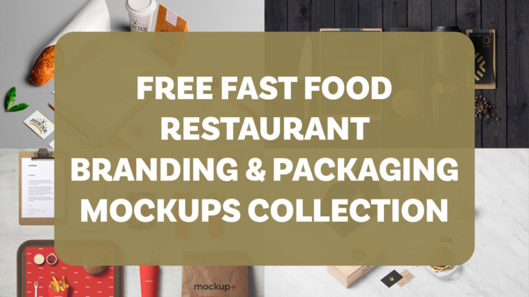 Download Free 10 Free Fast Food Restaurant Branding Mockups And Packaging Mockups PSD Mockups.