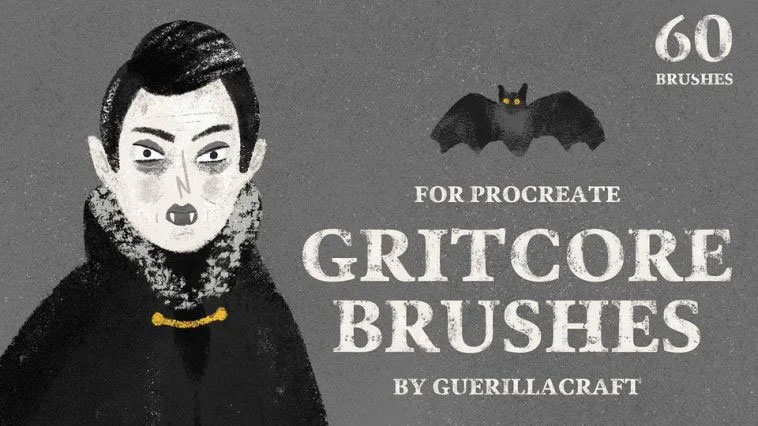 Free Gritcore Brushes for Procreate